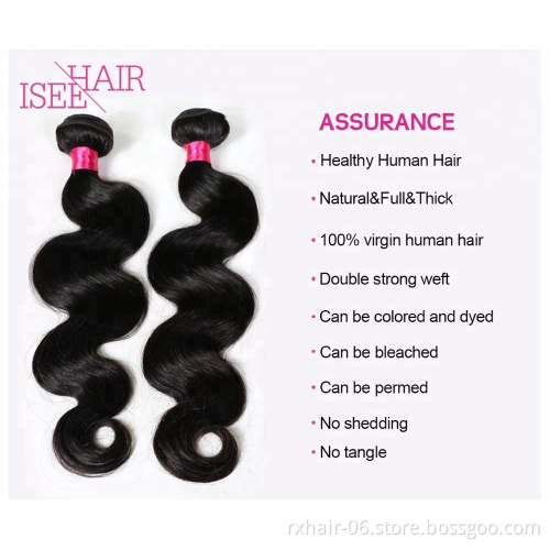 Brazilian Body Wave Virgin Hair Unprocessed Human Hair Extensions